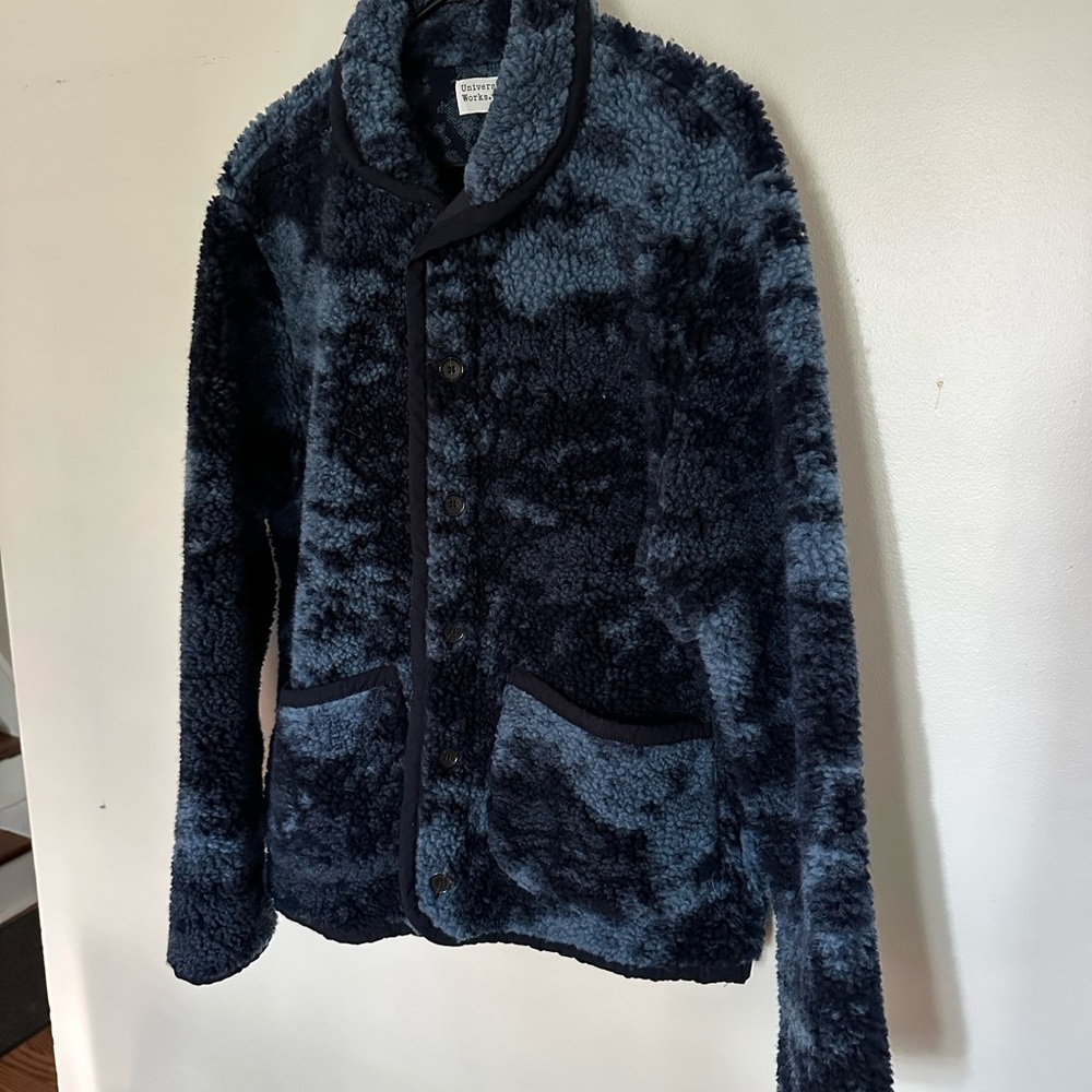 Universal Works Lancaster Jacket - Blue Space Dyed